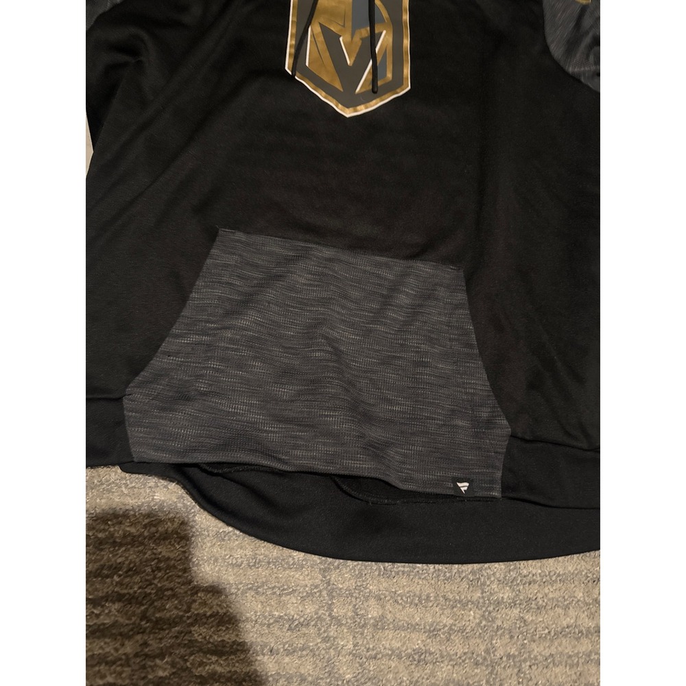 Fanatics Vegas Golden Knights NHL Hoodie Black Gold Pullover Mens XXLarge 103417 - Picture 3 of 7